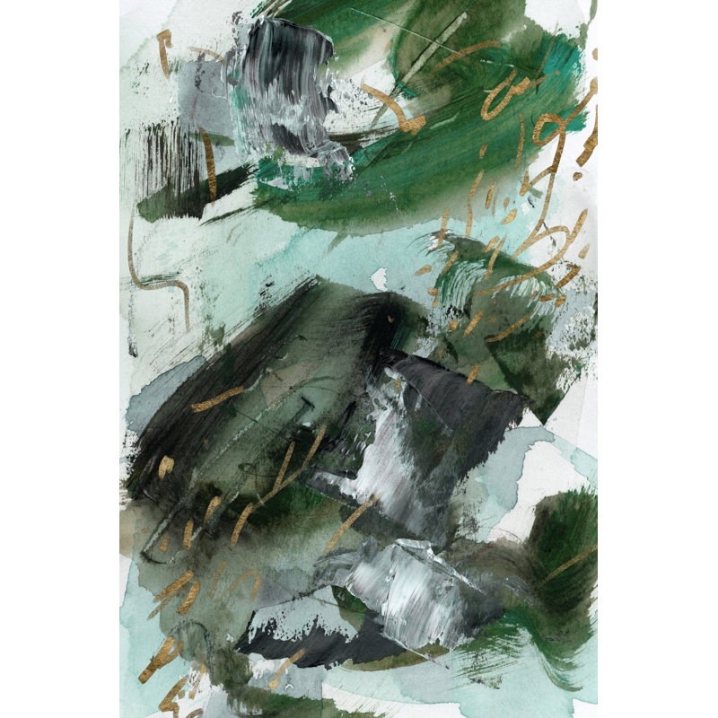 Émeraude foncé II, H 18 po x l 12 po x P 1,25 po, Non, Toile tendue
