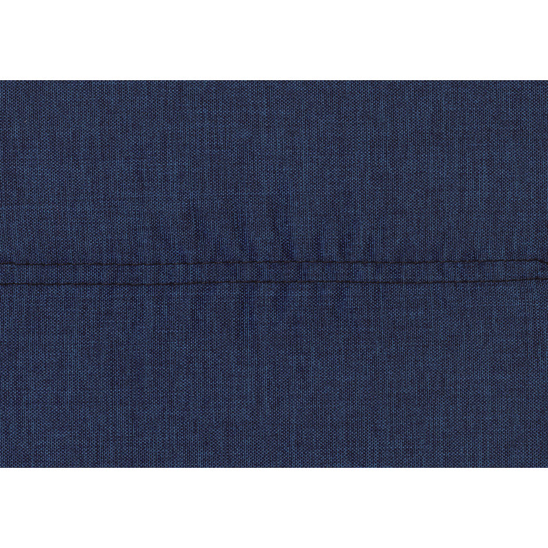 Méridienne rembourrée en tissu bleu 1pc avec gigogne gigogne
