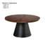 Table basse ronde contemporaine 1pc