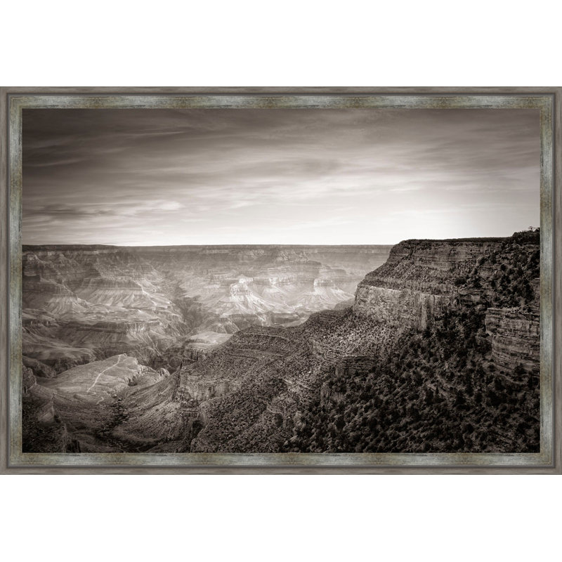 « canyon matin », impression encadrée