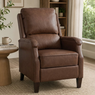 Fauteuil inclinable manuel rembourré pour le salon