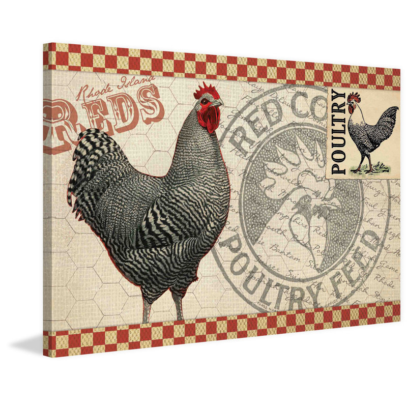 " Poultry Feed " by Marmont Hill, 16" H x 24" W x 1.5" D