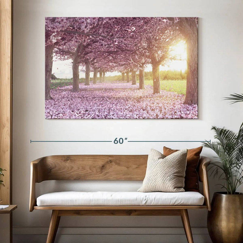 Harnek Cherry Blossom Morning, H 34 po x l 51 po