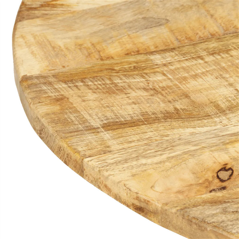 Trista Pedestal End Table, Natural