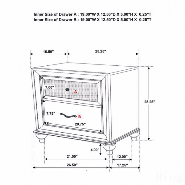 Dimensions du produit