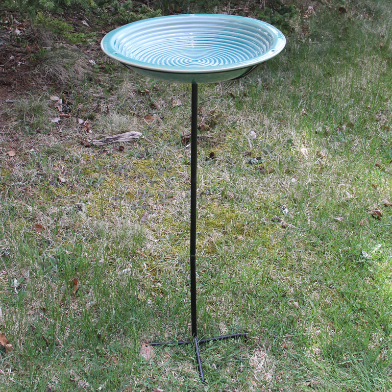 Bain d'oiseaux Avian Post, Vert jade