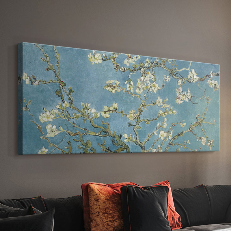 Série paysage - DCCXLIX - Toile tendue avec châssis - Prêt à accrocher, H 12 po x l 30 po