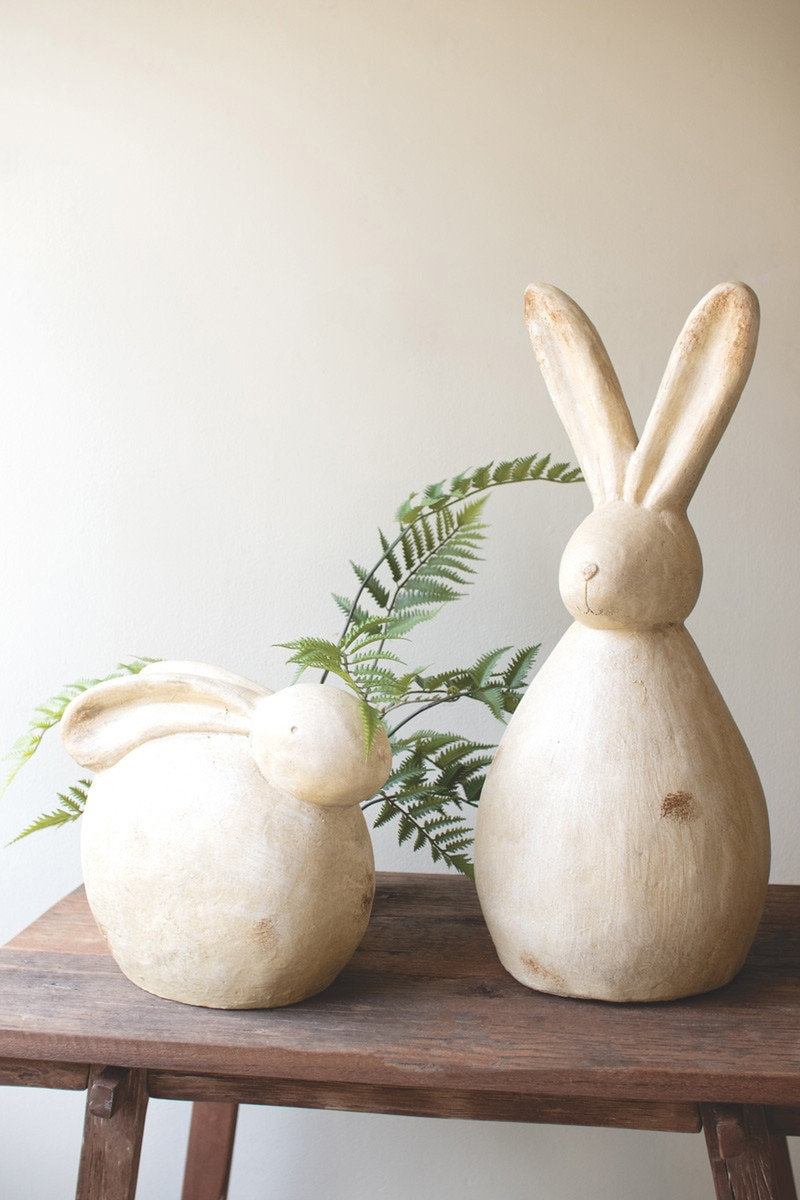 Wingrove 2-Piece Rabbit Garden Statue Set