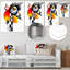 Décoration murale étrange créature amicale avec oiseau-1671515218-1671515224