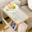 Menezes Glass Top End Table