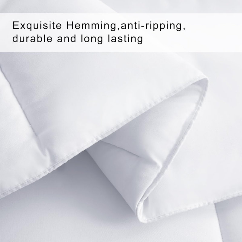 Couette rafraîchissante toutes saisons, grand lit, douce et légère, blanche, pour la chambre à coucher, literie respirante pour une utilisation toute l'année