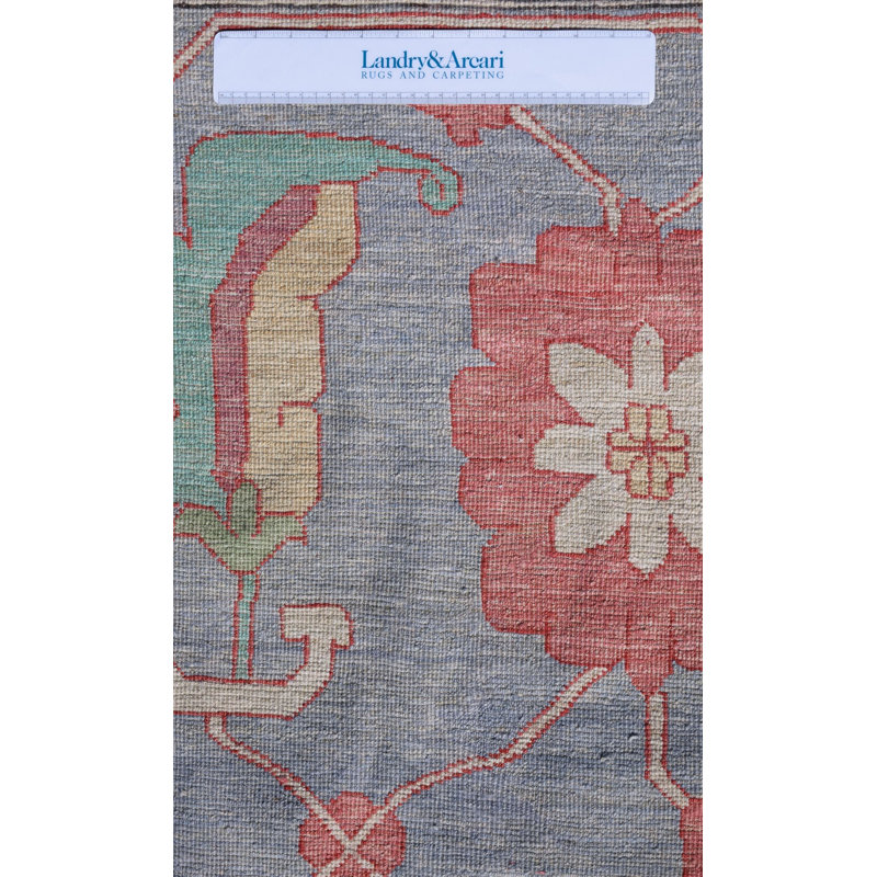 Laine Serapi afghane neuve sur coton 18pi 7 po x 27 pi 7 po