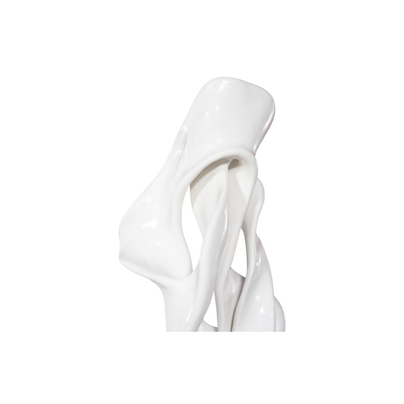 Cast Coupé Dancing Sculpture, Gel Coat White