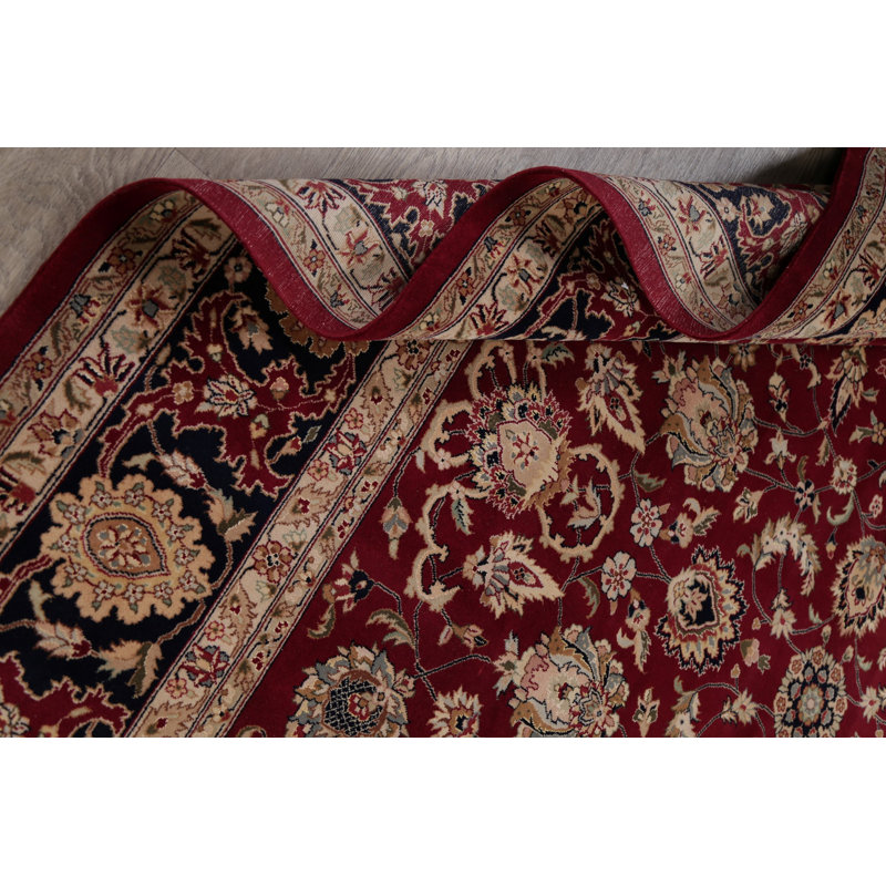 Tapis intérieur de la laine 8 pi 6 po x 11 pi 3 po one-of-kind à la main noué la new age Stanger