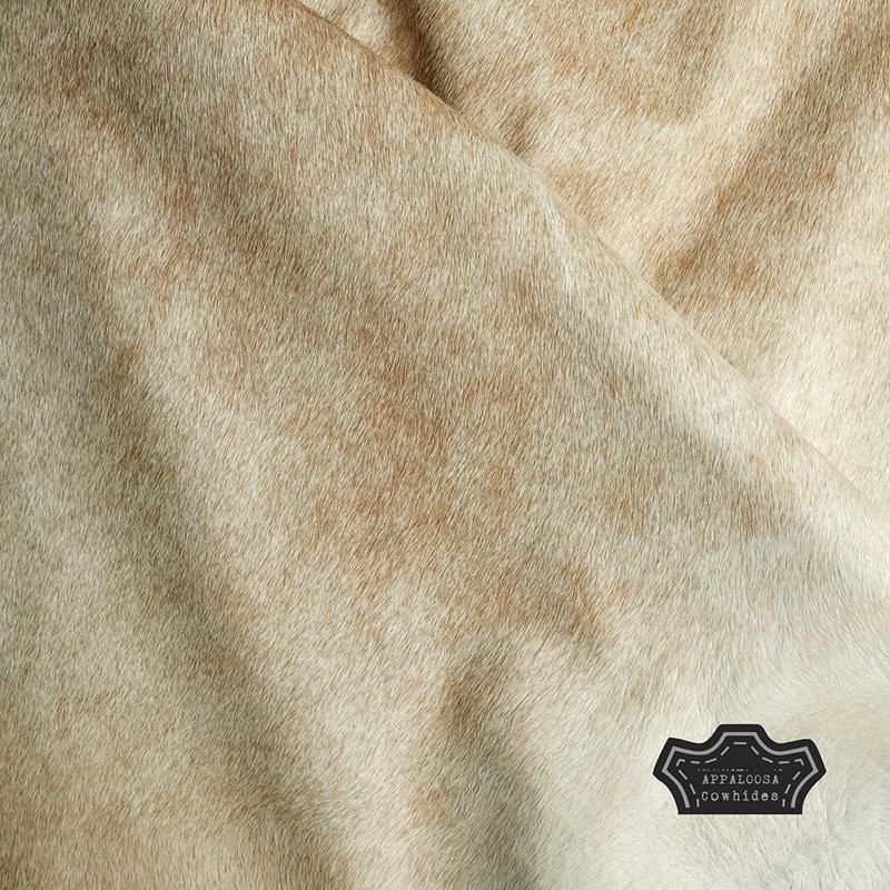 Extra Large 6 × 8 ft Champagne Cowhide Rug - 100% Genuine Leather - Natural Luxury Boho-Chic Accent, Cowhide 6' x 8'