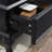 Lighted Curio Cabinet With Glass Doors And Adjustable Shelves 2 Door Wine Cabinet Display Curio Cabinet With LED Lights Light Black Finish And Drawer For Home Decor And Storage