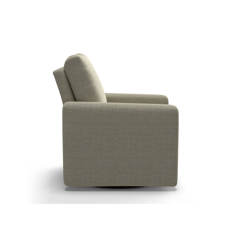 Swivel Barrel Recliner, Ivory-22533