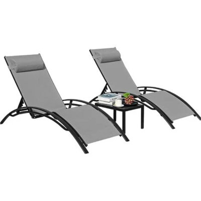 Roeut 175cm Long Reclining Single Chaise with Cushions