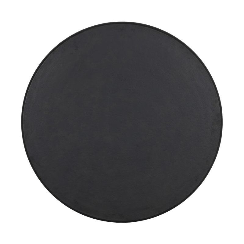Round Metal Outdoor Dining Table , 42'' in. W 42'' in. D