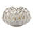 Ceramic Planter Lattice Design Fauna-Inspired Home And Garden Decor - 7" White