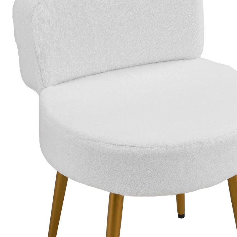 Solid Wood Accent Stool, Pink