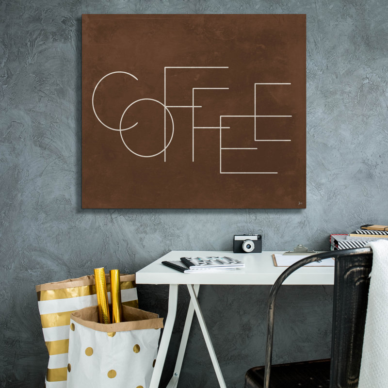 «Epic Graffiti» «Coffee I» par Jess Aiken, art mural sur toile, H 26 po x l 30 po x P 1,5 po