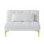 Tissu convertible futon avec pieds en métal