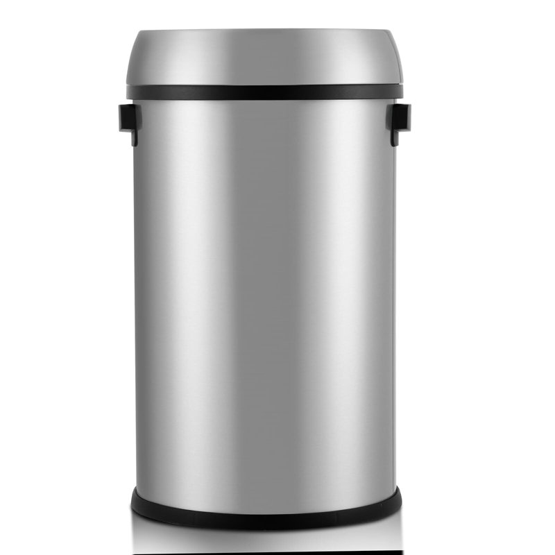 Poubelle ouverte en acier 17 gallons