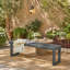 Banc de salle à manger d'extérieur en bois d'acacia