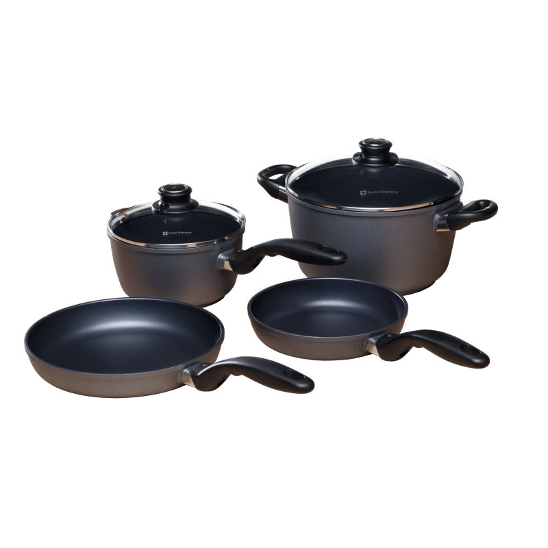 6-Piece Aluminum Nonstick Cookware Set
