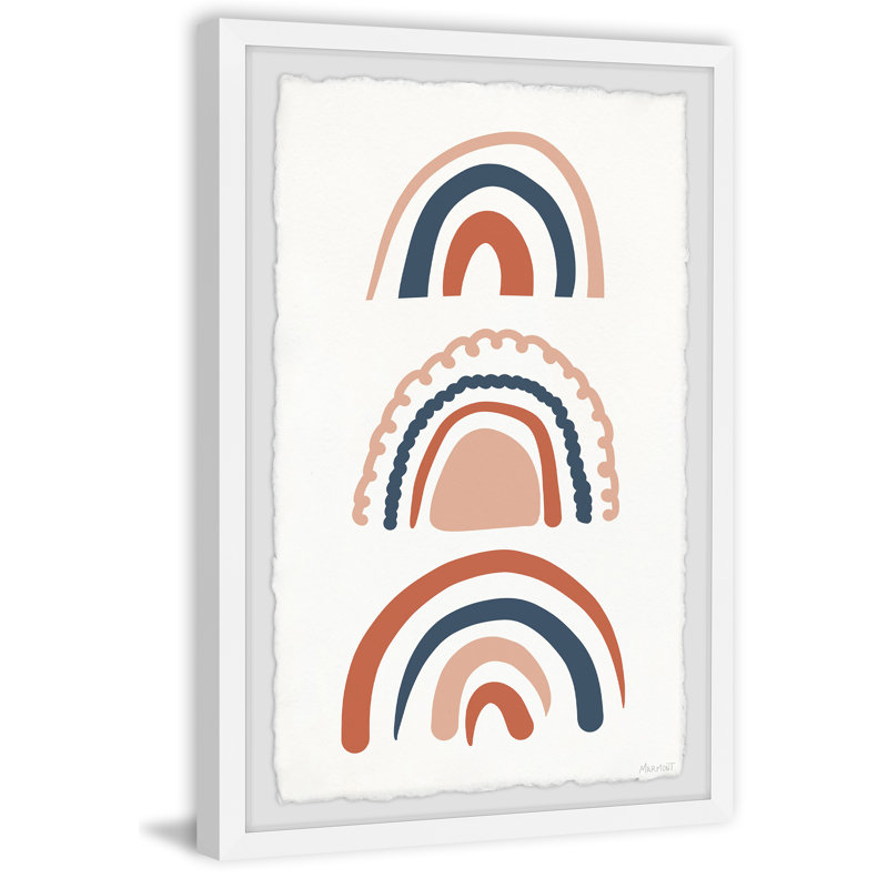 Mystic Rainbows - Single Picture Frame Painting, 91cm H x 61cm W x 3.81cm D