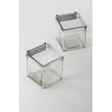 Notched Plastic Lid with Stainless Steel Hinge