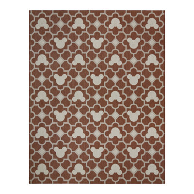 Mickey And Friends Geometric Indoor / Outdoor Rug