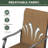 4- Person Round Dining Table With Swivel Chairs-1954123810