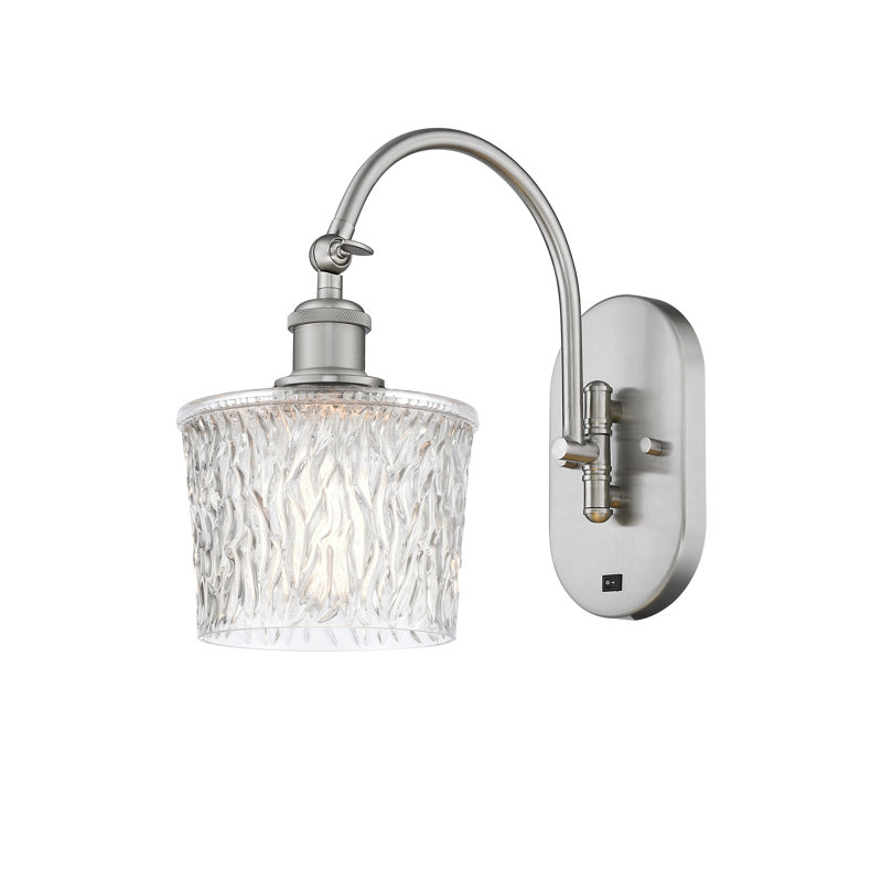 Iverson Swing Arm Sconce, Incandescent, Brushed Satin Nickel