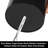 12-piece Siliware Kitchen Utensil Set In Black With Wooden Handles & Holder, Non-scratch And Heat-resistant For Non-stick Cookware