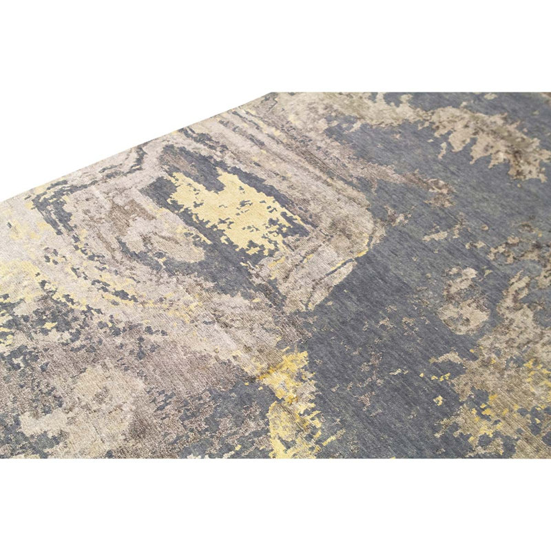 Hand Knotted Wool Abstract Area Rug