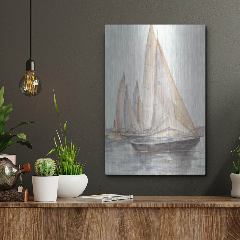 «Plein Air Voiliers II» par Ethan Harper, H 16 po x l 12 po