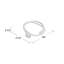 Stansport Appliance-to-Bulk-Tank Propane Hose 5' Length