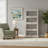 White 4-layer Glass Display Cabinet With Flip-up Glass Door Design For Storage And Collection Display, Suitable For Living Rooms (specially For Antiques, Toys, And Books)