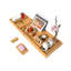 Plateau de panier de bain pour baignoire - Plateau de rangement réglable en bambou pour salle de bain avec porte-savon gratuit convenant au spa de luxe ou à la lecture