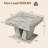 31.5" Square Rustic Coffee Table with Natural Wood Grain: A Perfect Blend of Style and Stability-90767110