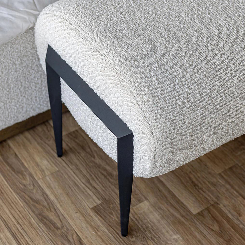 Banc de repos simple, H 16,54 po x l 55,12 po x P 15,75 po