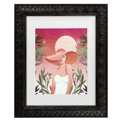 Emel Tunaboylu  Audrey 01 Matted Framed Art
