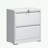metal frame File Cabinet with 2 Drawers-1081267163