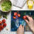 Ambesonne Space Cutting Board Large Size Futuristic Interpretation Multicolor