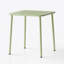 Table carrée (verte) Table de cour extérieure Table de salle à manger en plein air Villa-1958918897
