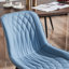 Chaise d'appoint moderne en similicuir avec pieds en métal-1079124980