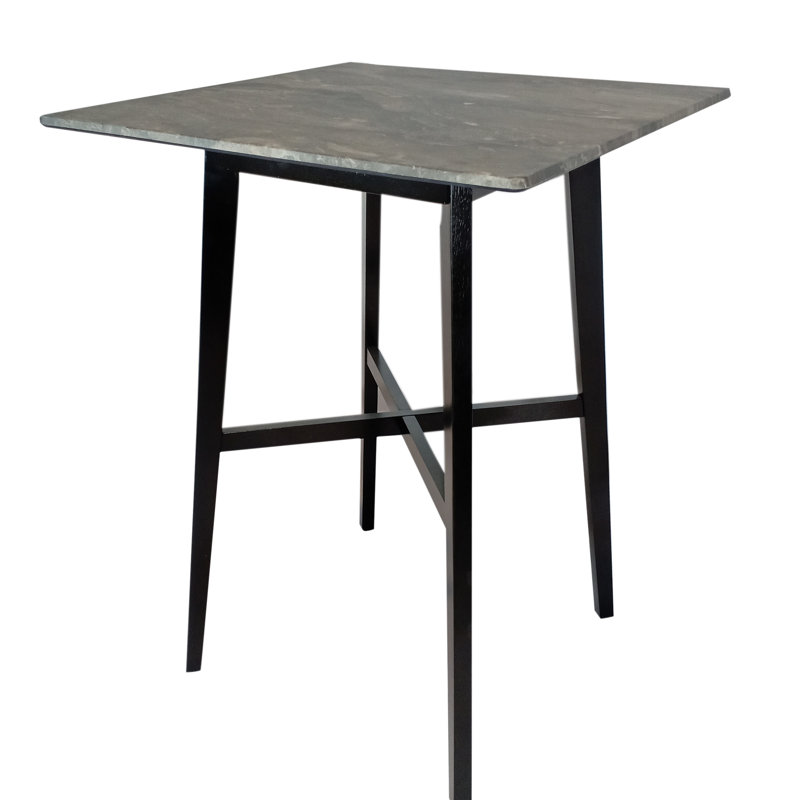 Chesterville Bar Height 42" Dining Table, Paladina/Black