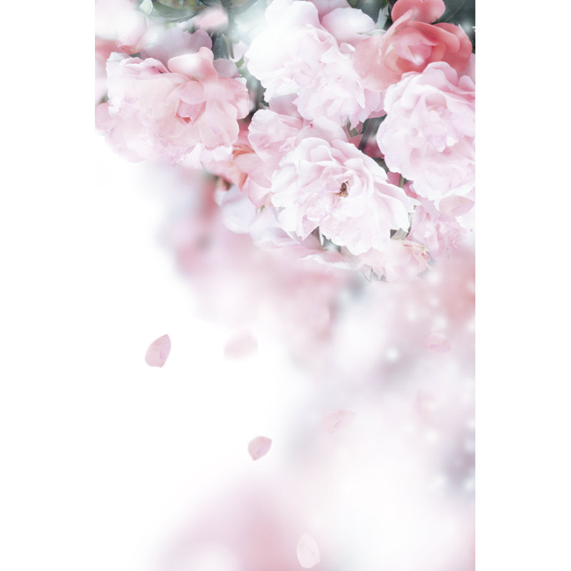 Garden Roses - Wrapped Canvas Print, 30cm H x 20cm W